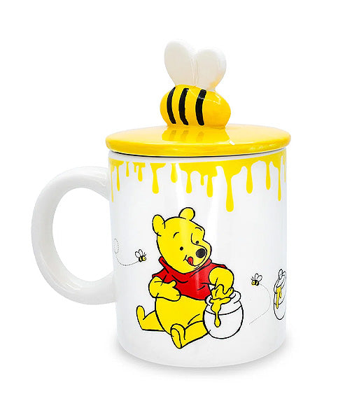 Winnie The Pooh Hunny Pot Ceramic Mug With Lid