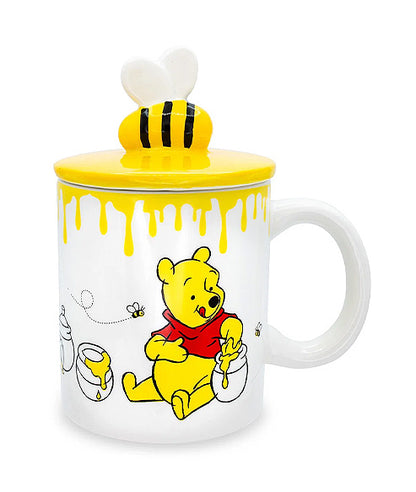 Winnie The Pooh Hunny Pot Ceramic Mug With Lid