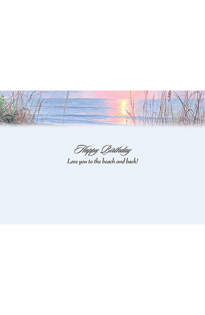 PP Birthday Card Myrtle Beach Sunrise