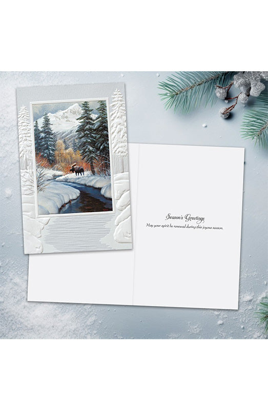 PP Christmas Card Winter Blanket