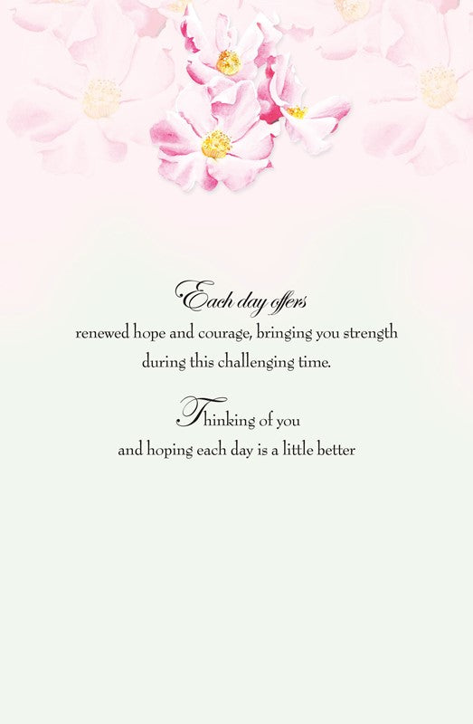 PP Think of You Card Wild Rose Chickadee