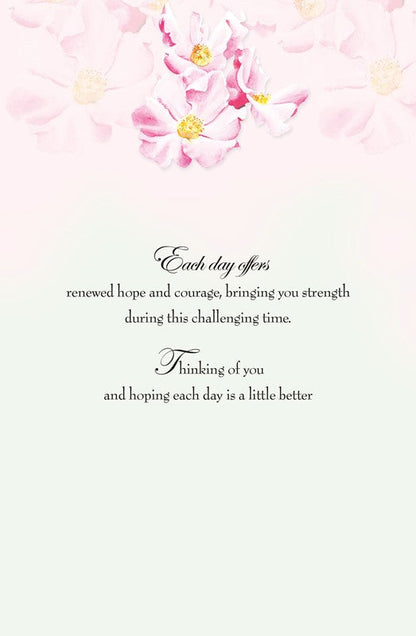 PP Think of You Card Wild Rose Chickadee