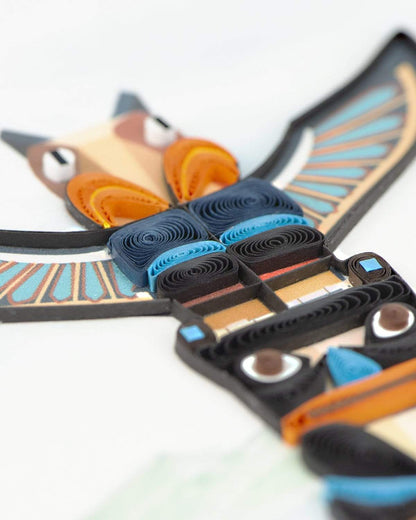 Quilled Totem Pole Greeting Card