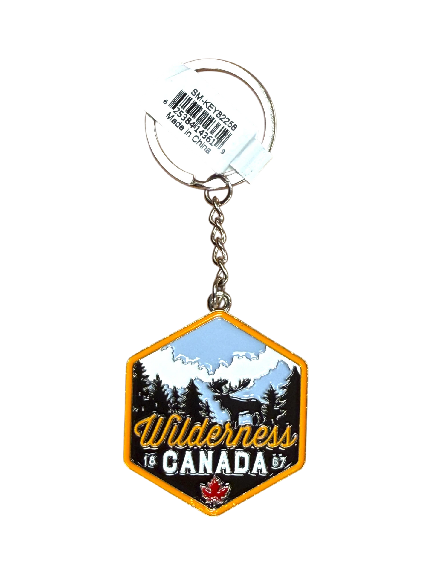 Canada Metal Keychain