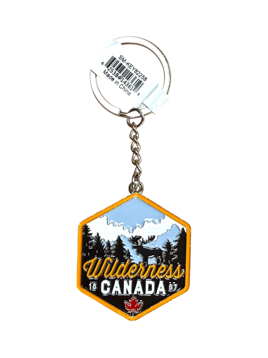 Canada Metal Keychain