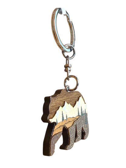 Wooden Keychain