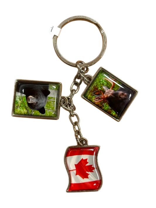 Canada Flag Keychain