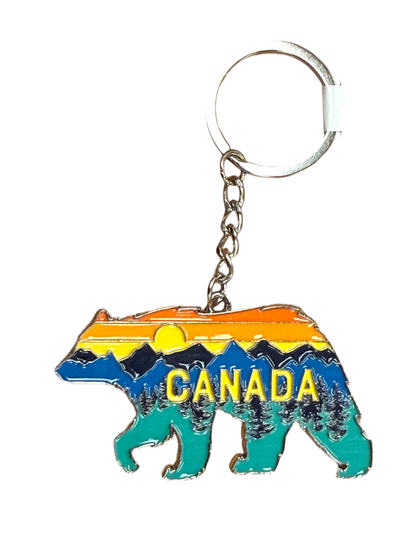 Canada Metal Keychain