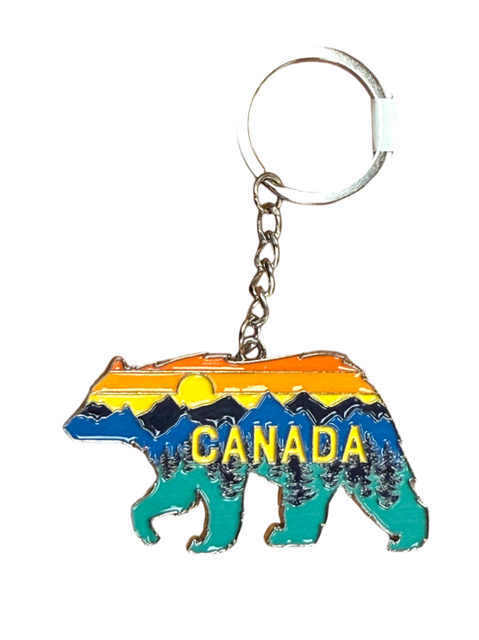 Canada Metal Keychain