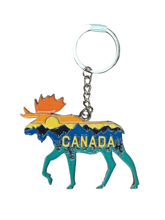 Canada Metal Keychain