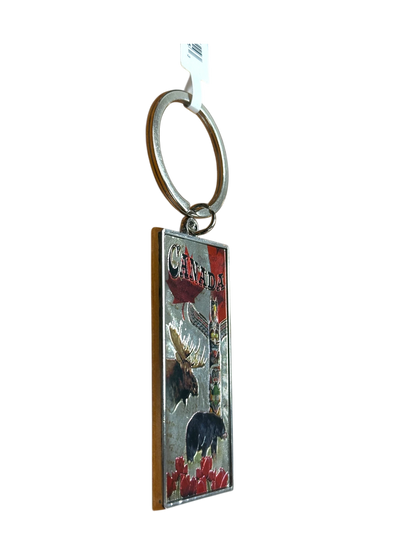 Canada Metal Keychain