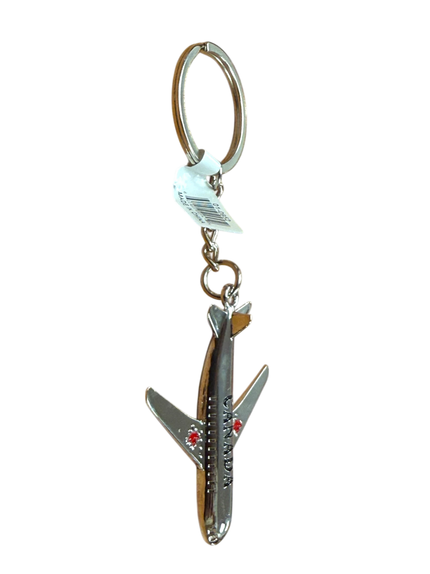 Canada Airplane Keychain
