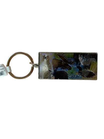 Canada Metal Keychain