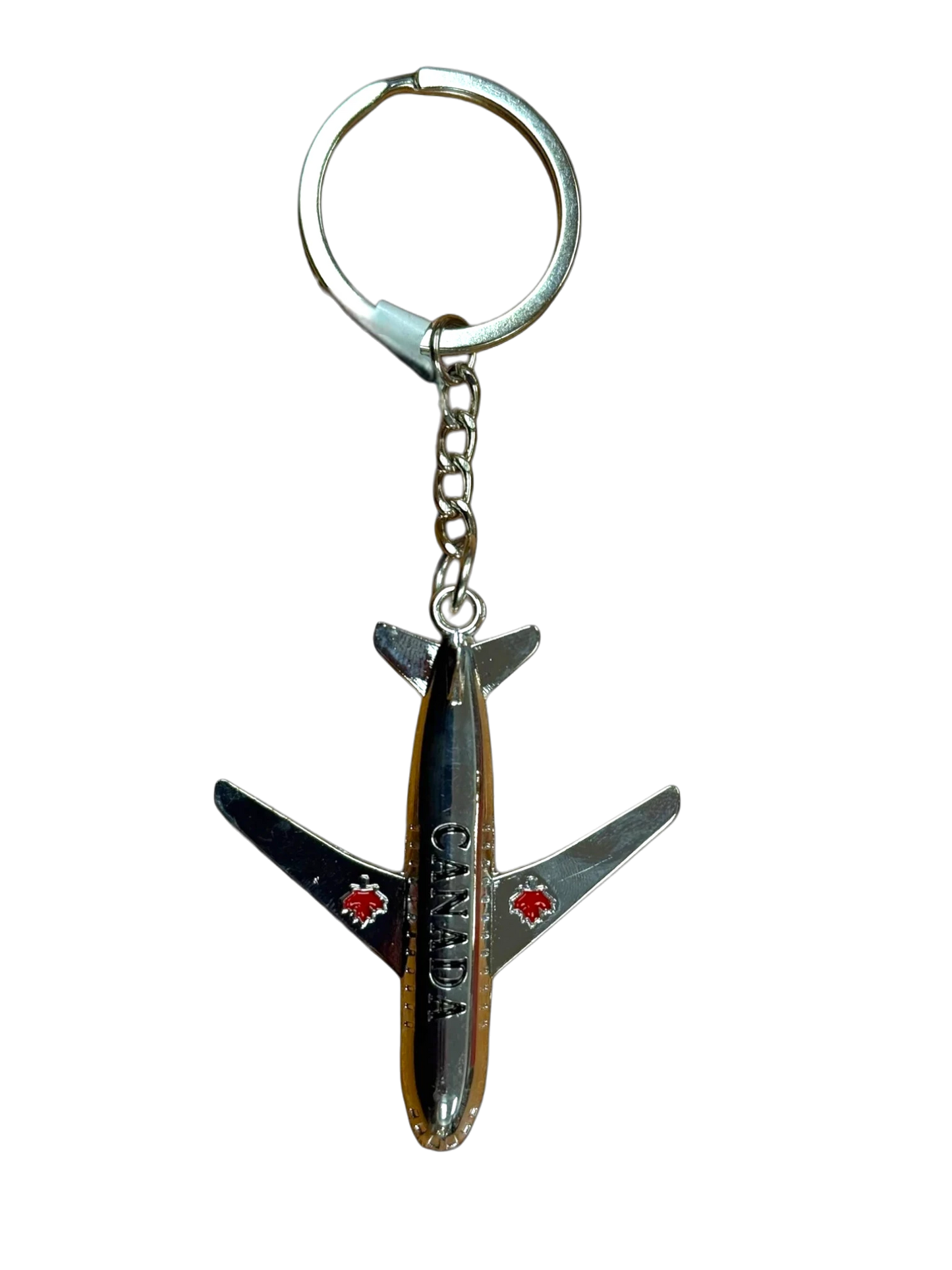Canada Airplane Keychain