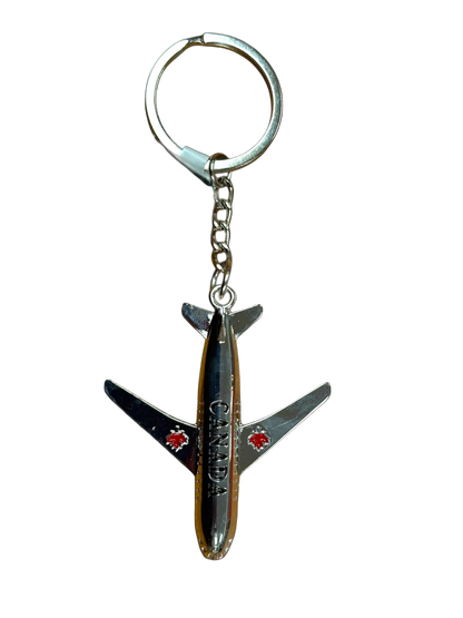 Canada Airplane Keychain