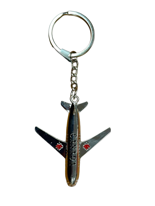 Canada Airplane Keychain