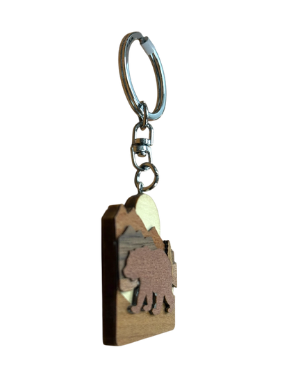 Wooden Keychain