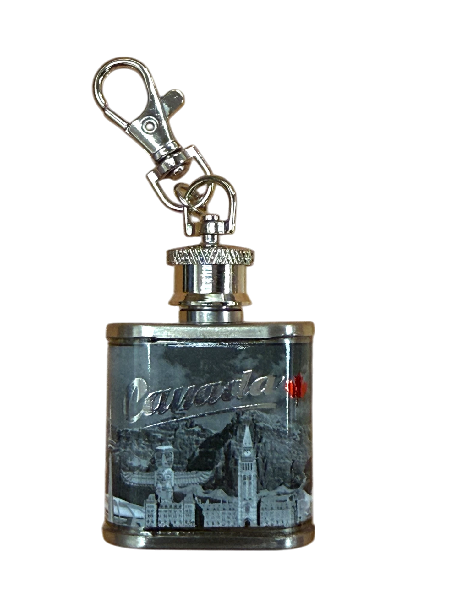 Canada Flask Keychain