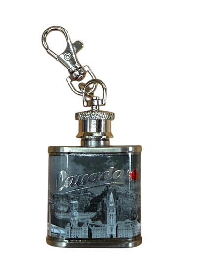 Canada Flask Keychain