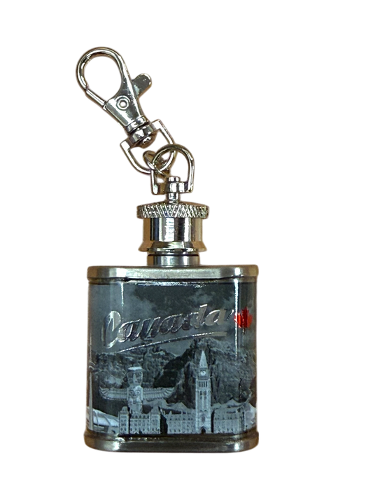 Canada Flask Keychain