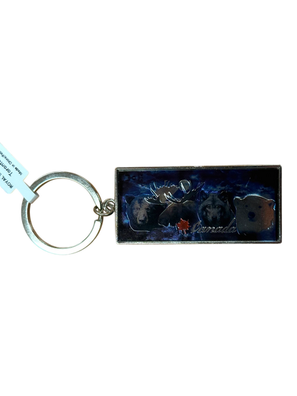 Canada Metal Keychain
