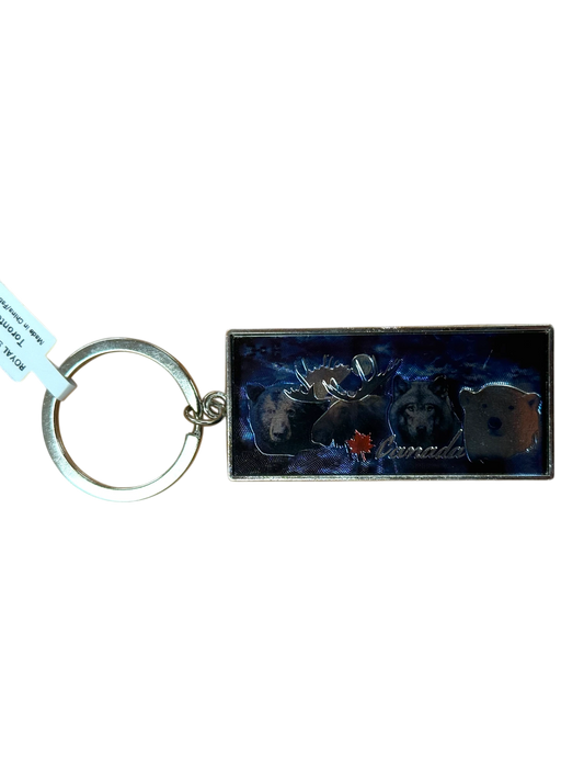Canada Metal Keychain
