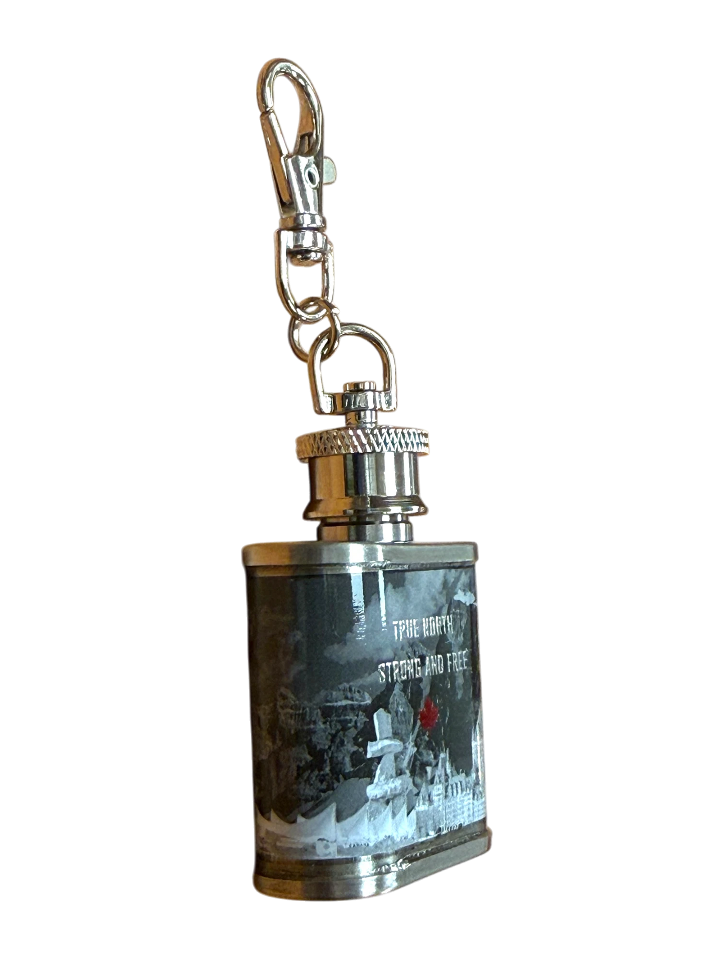Canada Flask Keychain