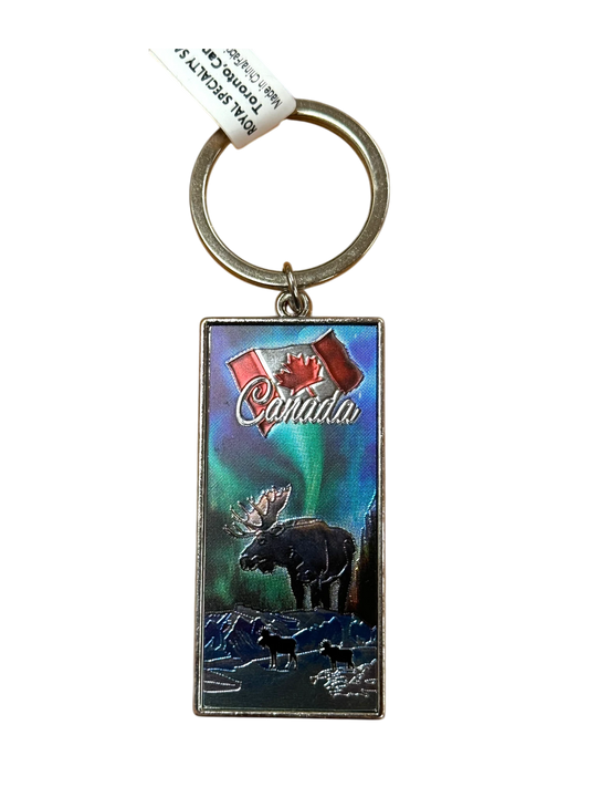 Canada Metal Keychain