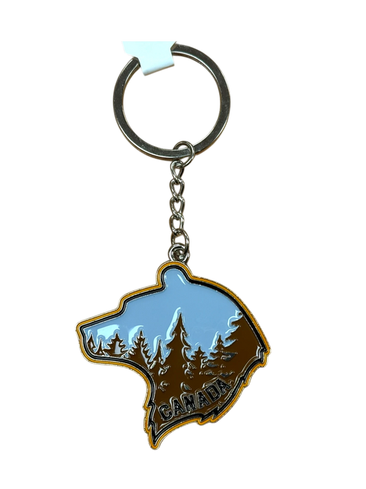 Canada Metal Keychain