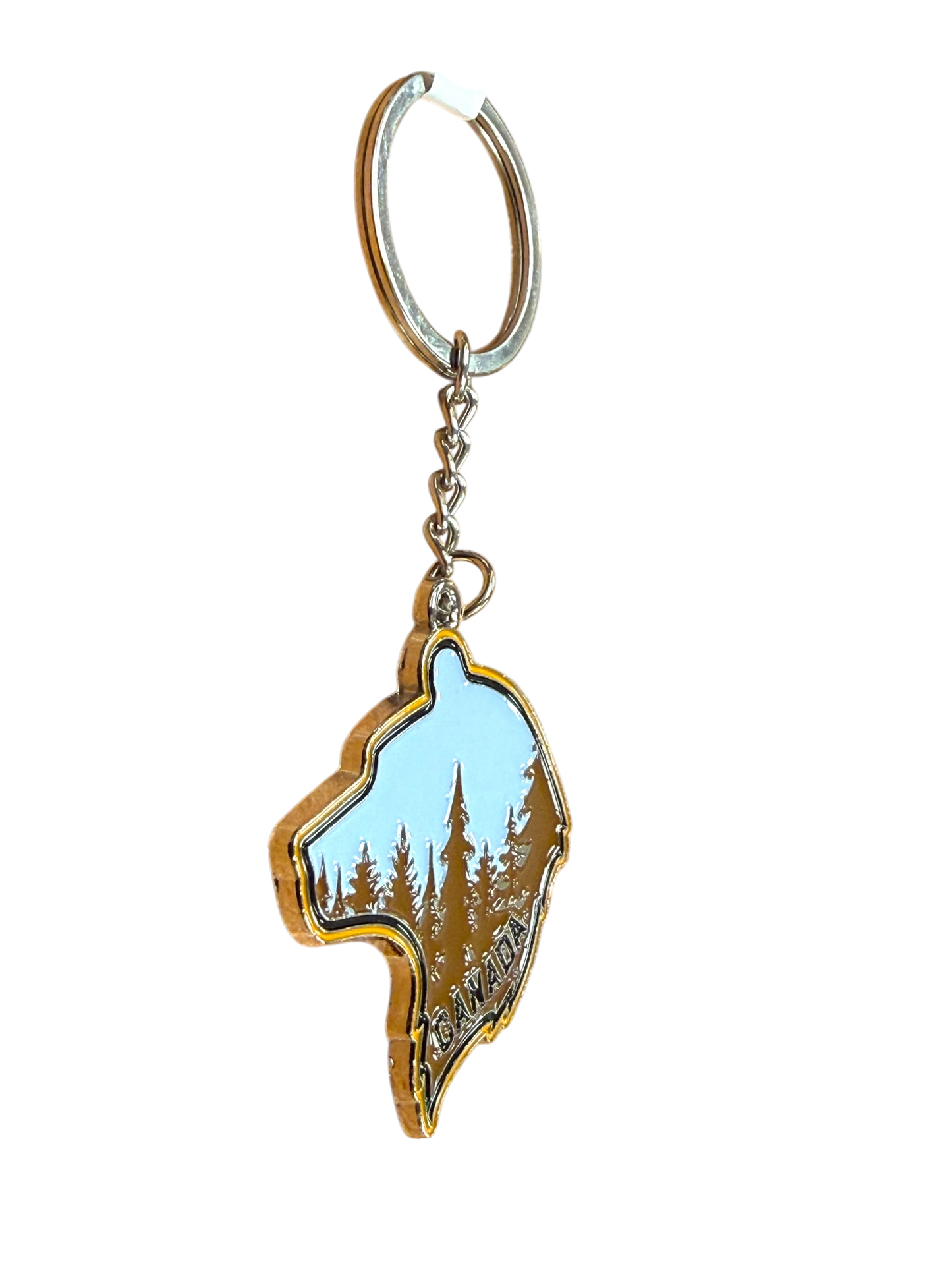 Canada Metal Keychain