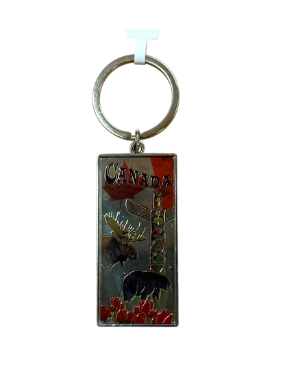 Canada Metal Keychain