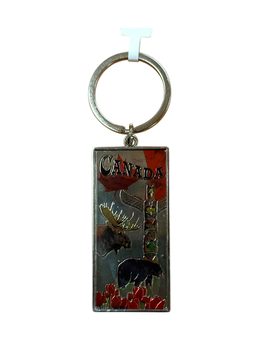 Canada Metal Keychain