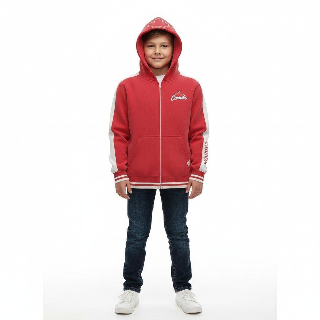 Canada Youth Hooded Jacket