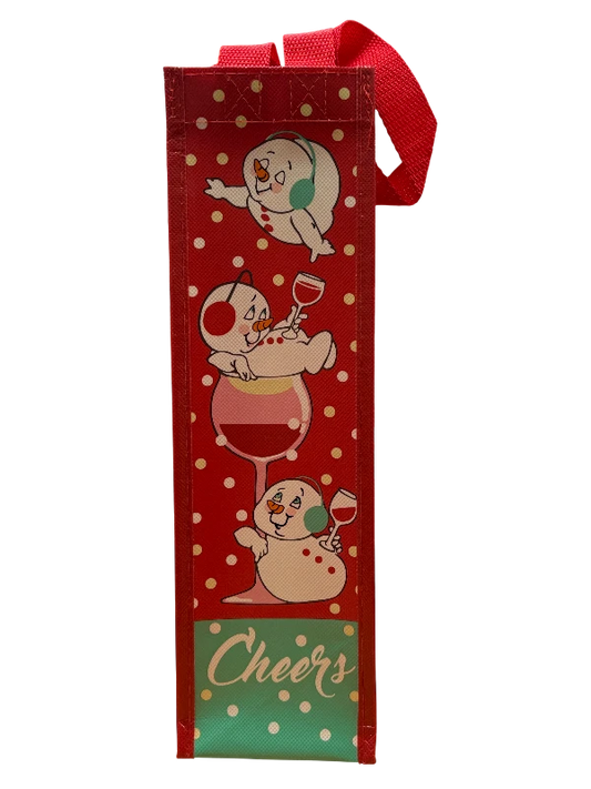 SnowPinions Cheers Wine Gift Bag