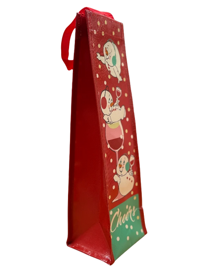 SnowPinions Cheers Wine Gift Bag