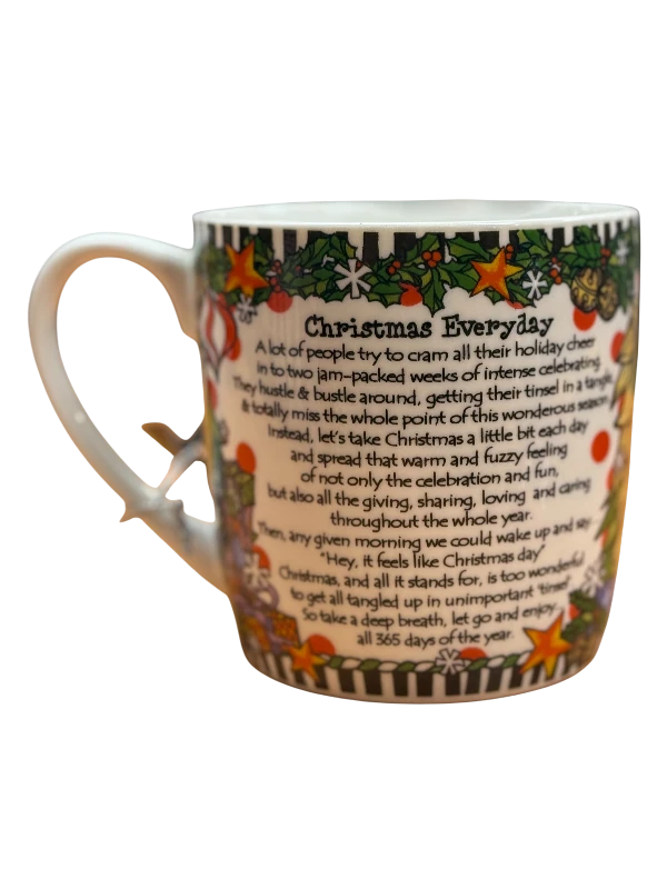 Suzy Toronto Christmas Mug Christmas All Year Long
