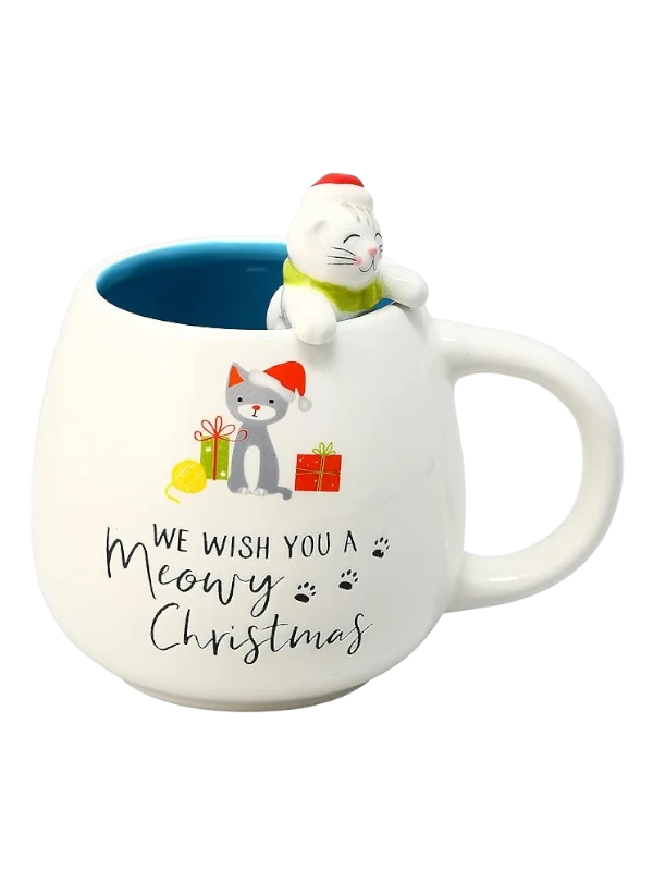 We Wish You A Meowy Christmas Mug