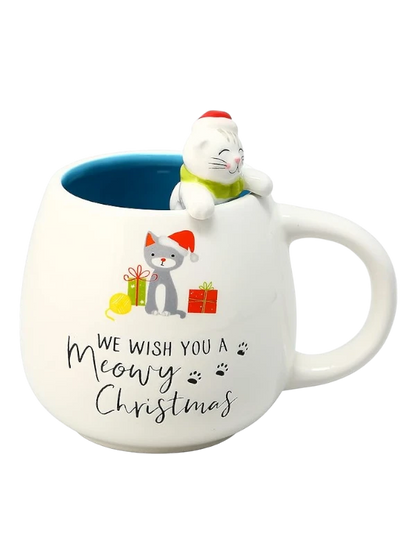 We Wish You A Meowy Christmas Mug