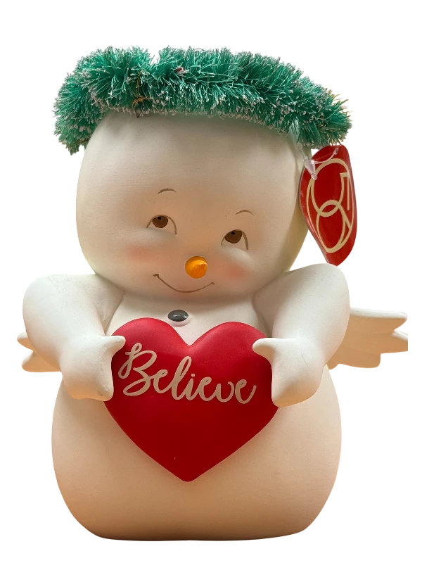 SnowPinions Believe Figurine