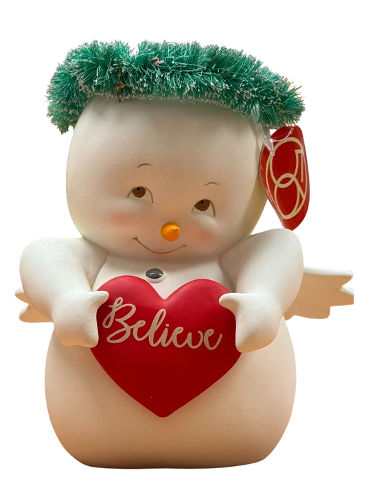 SnowPinions Believe Figurine