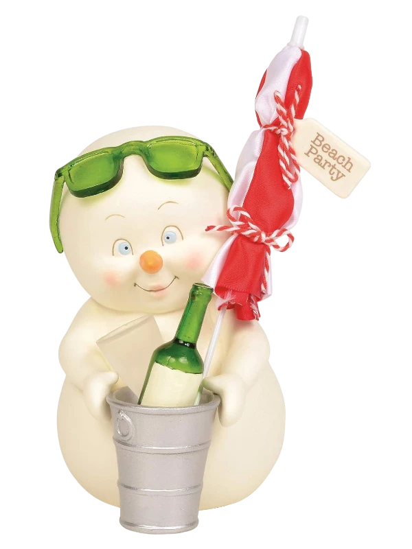 SnowPinions Beach Party Figurine