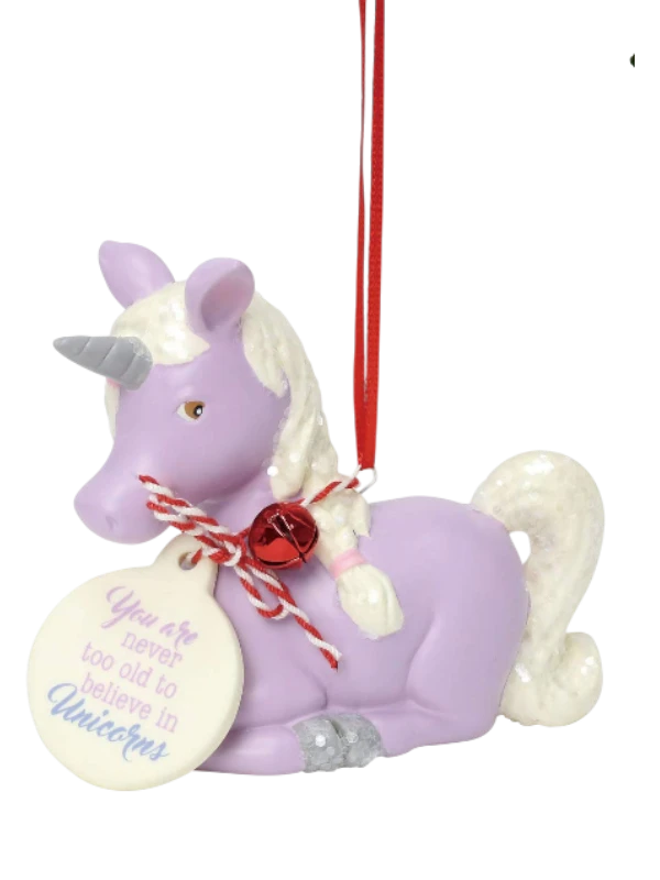 SnowPinions SITTING UNICORN