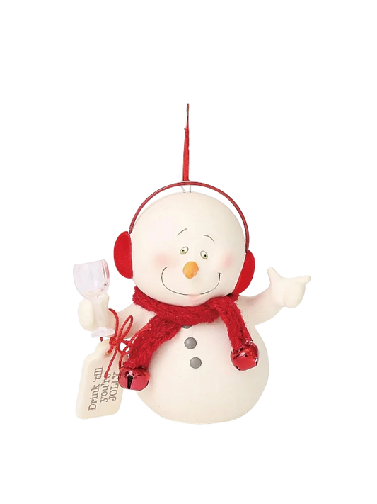 SnowPinions DRINK TILL YOU'RE JOLLY