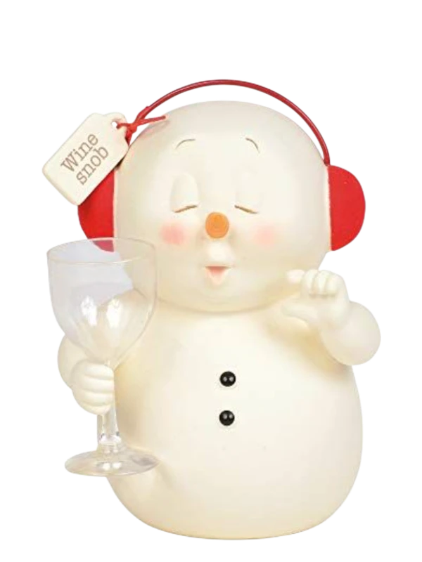 SnowPinions Wine Snob Figurine