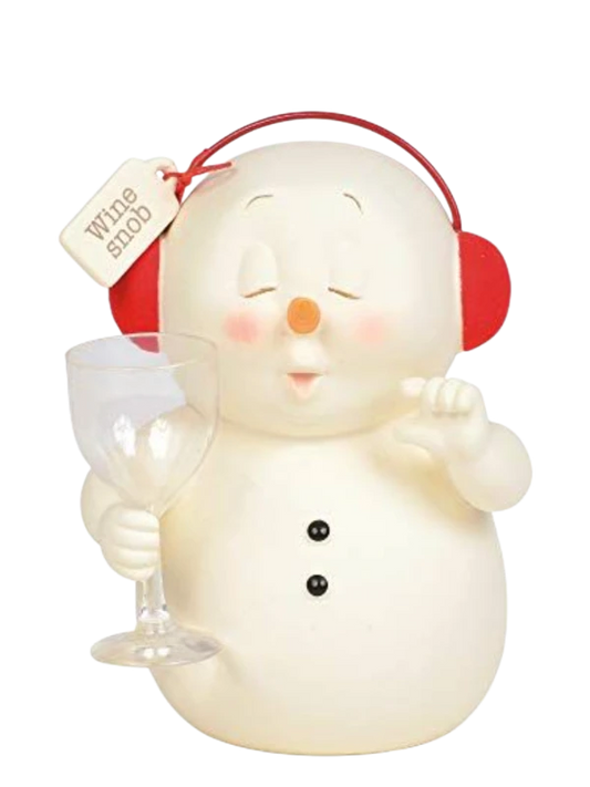 SnowPinions Wine Snob Figurine