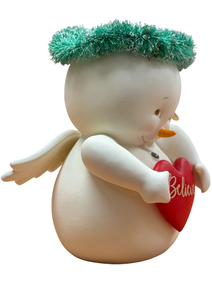 SnowPinions Believe Figurine