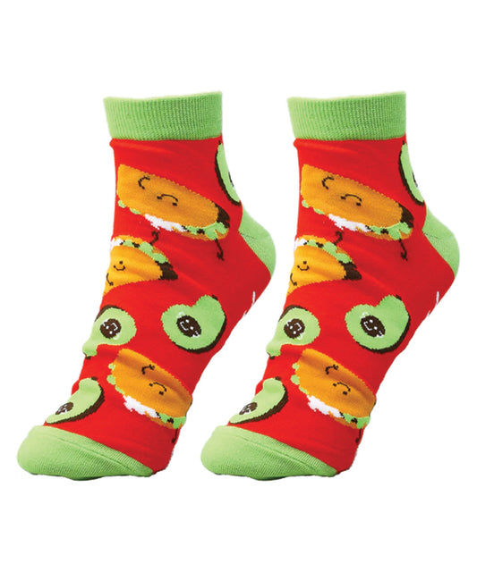 Taco and Avocado Unisex Ankle Socks