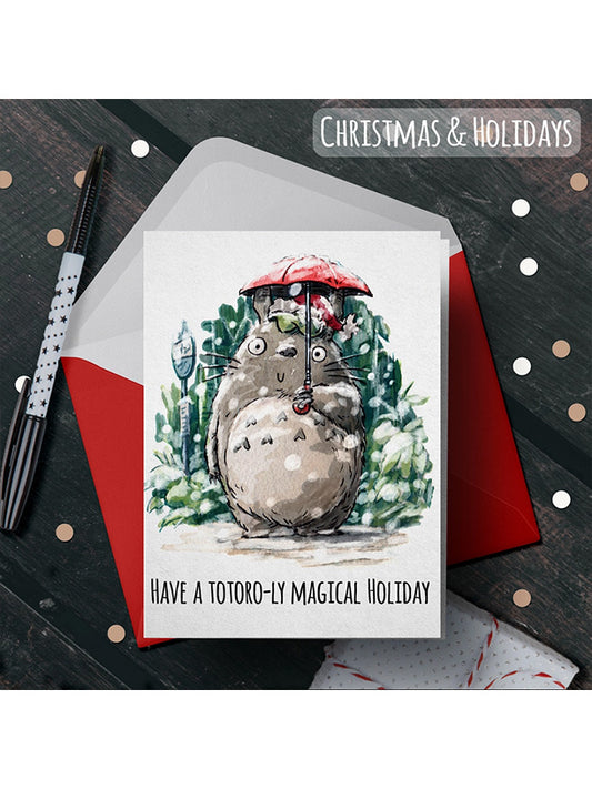 Totoro Christmas Card