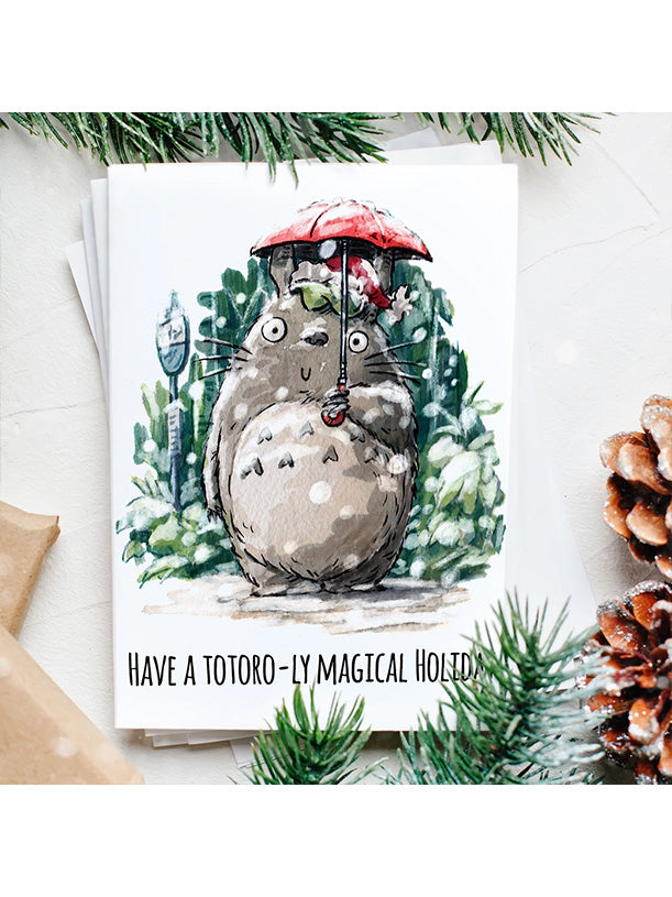 Totoro Christmas Card