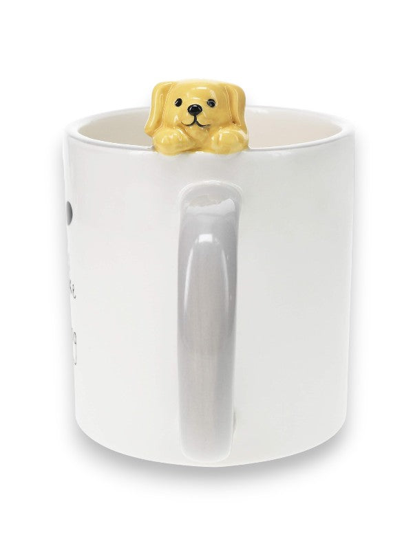 Sculpted Dog Mug